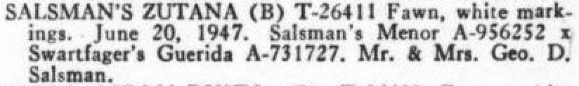 Salsman's Zutana